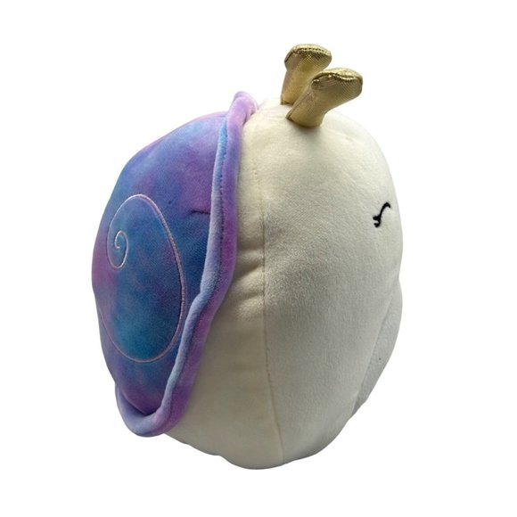 Squishmallows Elysa Slug Snail 8: Purple Multicolor Plush Stuffed Animal NWT - Picture 1 of 7